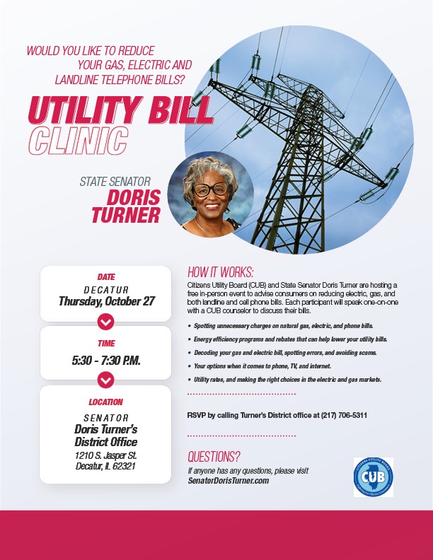 FLYER Turner hosts event to help residents save money on utility bills